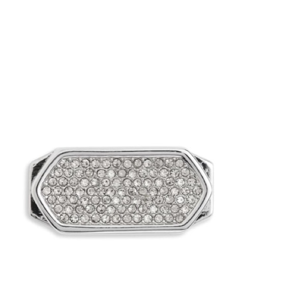 KEEP Collective Geo Bar - Pave Silver - Picture 3 of 12